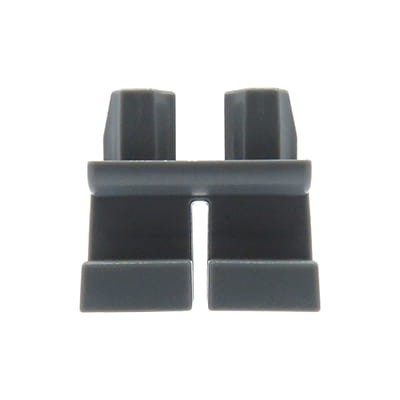 LEGO minifigure short legs - dark bluish gray pants