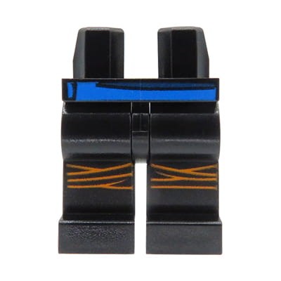 Go to product LEGO minifigure legs - black pants, print