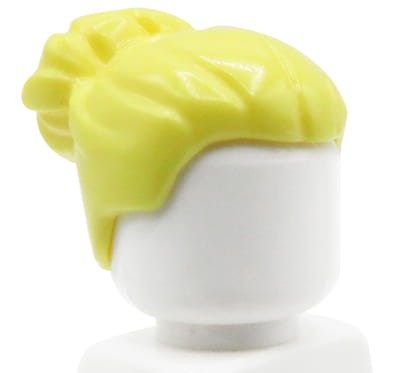 Accéder au produit Cheveux de figurine LEGO - femme, blonde, chignon