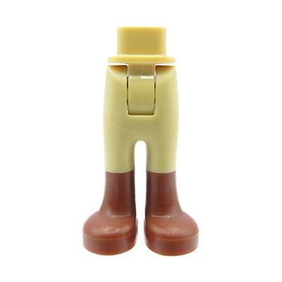 Accéder au produit Jambes de mini-poupée LEGO Friends - pantalon beige, bottes marron