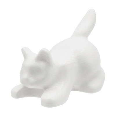 Accéder au produit Chat / chaton LEGO - blanc, accroupi