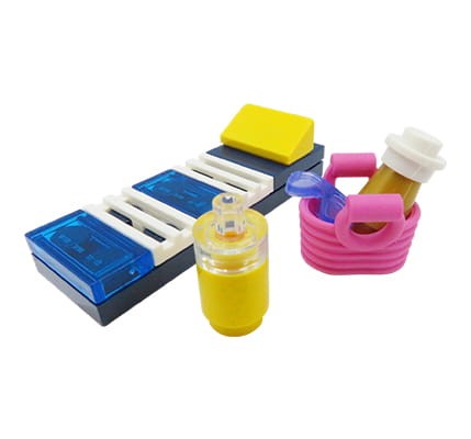 Accéder au produit Ensemble de plage : matelas et accessoires - en briques LEGO