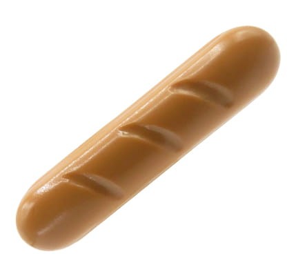 LEGO bread / baguette - medium nougat