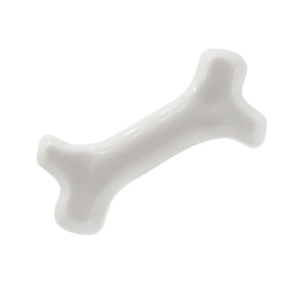 LEGO short bone for dog - white