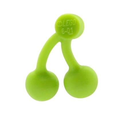 LEGO cherries / cherry pair - lime