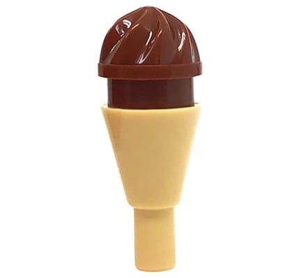 Accéder au produit Glace LEGO dans un cornet gaufré - chocolat