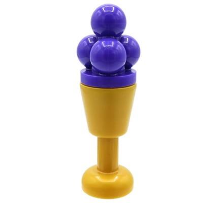 LEGO ice cream in gold cup - berry