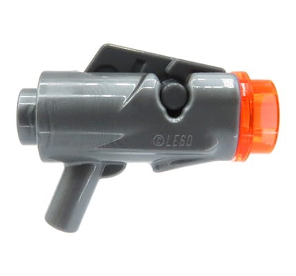 LEGO gun / blaster / shooter - flat silver