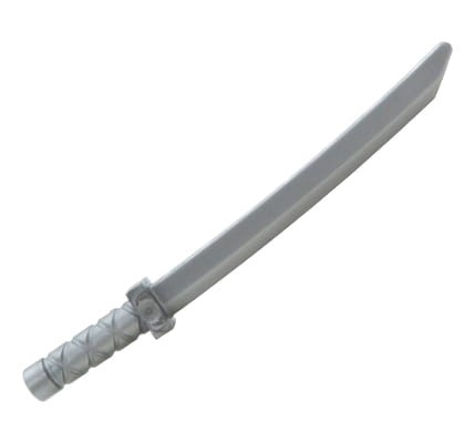 Accéder au produit Épée de samouraï / katana LEGO Ninjago - argent plat