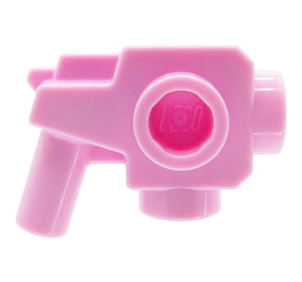 LEGO pistolet / blaster - jasny różowy