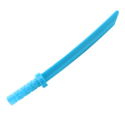 Accéder au produit Épée de samouraï / katana LEGO Ninjago - bleu azur moyen