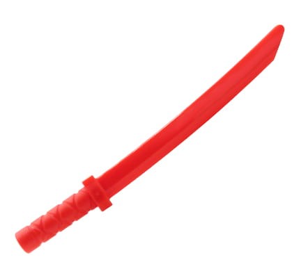 LEGO Ninjago miecz samurajski / katana - czerwony