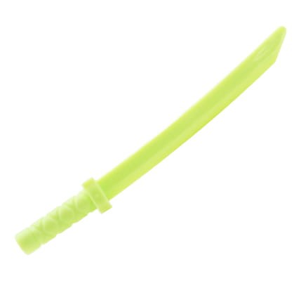 Accéder au produit Épée de samouraï / katana LEGO Ninjago - vert jaunâtre
