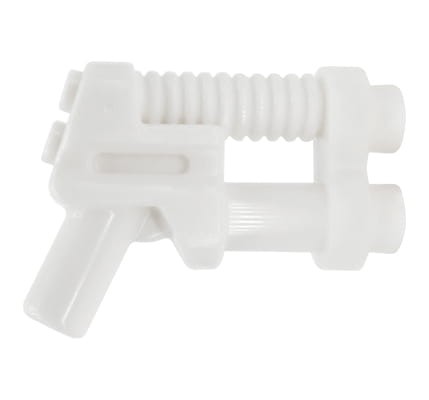 LEGO double-barrel gun / pistol - white