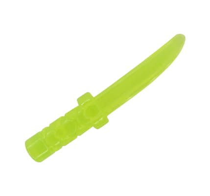 Go to product LEGO Ninjago knife / dagger - trans-neon green