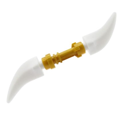 Go to product LEGO Ninjago double blade / dagger - white fangs
