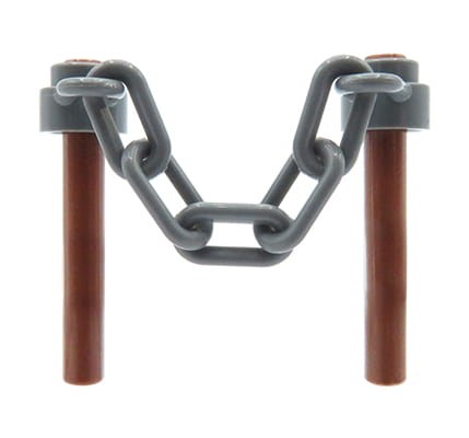 Accéder au produit Nunchaku LEGO Ninjago - bâtons avec chaîne en argent