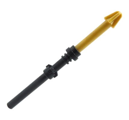 LEGO harpoon - pearl gold