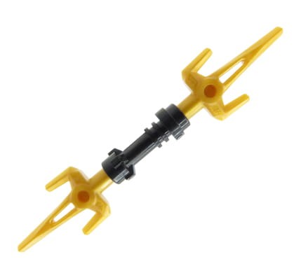 Accéder au produit Dague double sai - en briques LEGO, or nacré