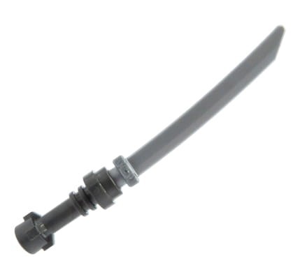 Go to product LEGO Ninjago sword / katana - flat silver