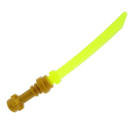 Accéder au produit Épée / katana LEGO Ninjago - vert fluo transparent