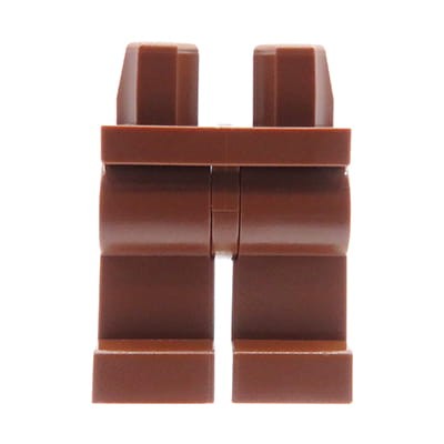 LEGO nogi / nóżki figurki - spodnie brązowe