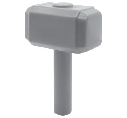Zum Produkt LEGO Hammer - hellblaugrau