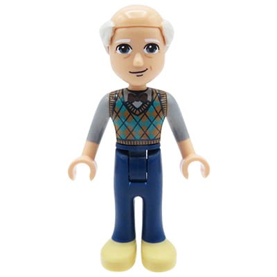 Go to product LEGO Friends Minifigure - Marcel / Granpa - bald