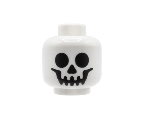 Go to product LEGO Minifigure Head – Skeleton / Skull, White