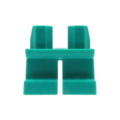 LEGO nogi / nóżki figurki - spodnie turkusowe, krótkie
