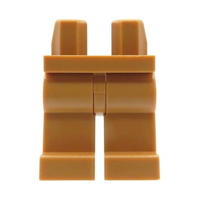 LEGO minifig legs - medium nougat pants