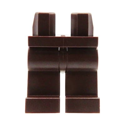 Accéder au produit Jambes de figurine LEGO - pantalon marron foncé
