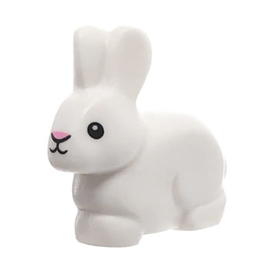 LEGO bunny / rabbit - white.