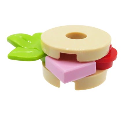 Go to product LEGO sandwich / bagel - with ham and vegetables