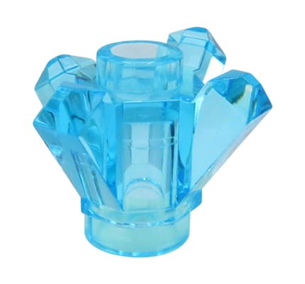LEGO gem / rock / crystal - trans-light blue