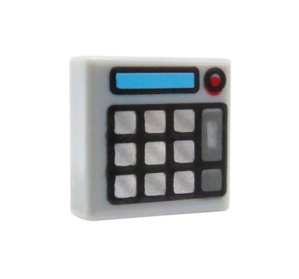Accéder au produit Calculatrice/clavier LEGO - gris bleu clair