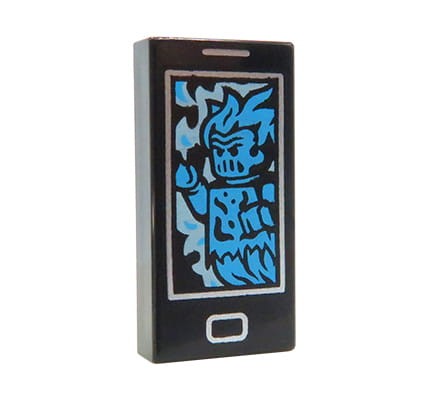 LEGO mobile / cell phone / smartphone with game on the screen - black