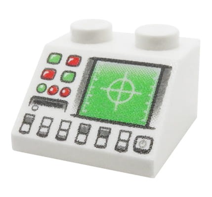 Accéder au produit Tableau de bord / ordinateur / radar LEGO - blanc