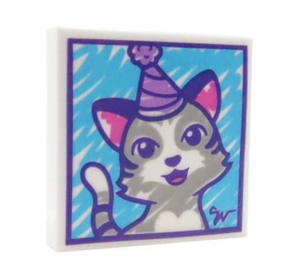 LEGO picture / painting - cat
