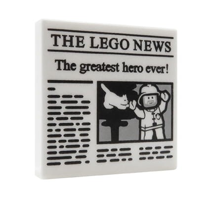 LEGO newspaper 'THE LEGO NEWS'