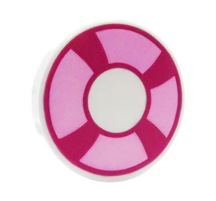 LEGO life preserver - white and pink