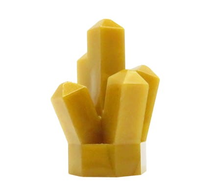 LEGO gem / rock / crystal - pearl gold