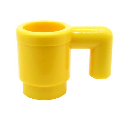 LEGO mug / cup - yellow