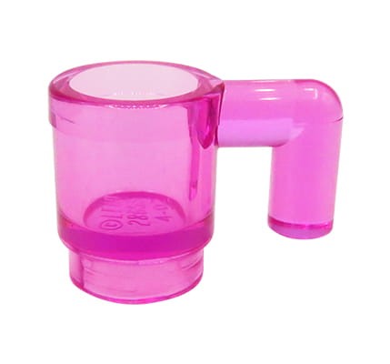 Accéder au produit Mug / tasse LEGO - rose foncé transparent