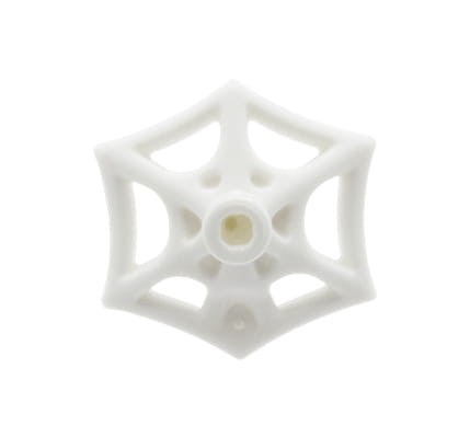 LEGO Super-Man spider web - small, white