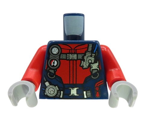 Accéder au produit Torse de figurine LEGO - combinaison de plongée avec harnais