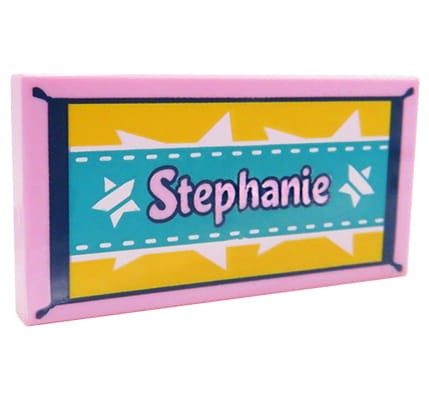 LEGO Friends beach towel - bright pink, Stephanie