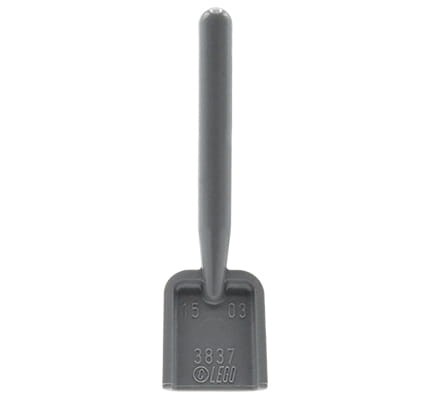 LEGO shovel - dark bluish gray