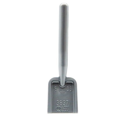 LEGO shovel - flat silver