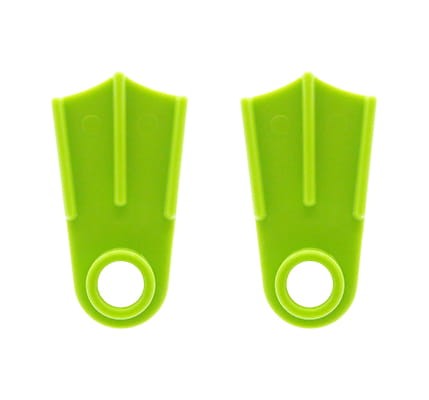 LEGO diving fins / swimming fins / flippers - lime (pair)